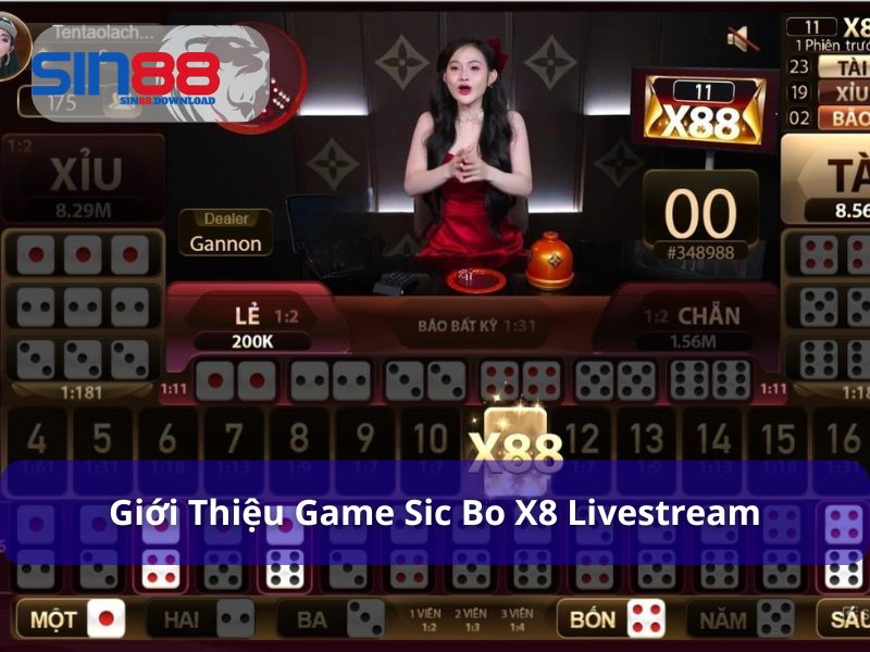 Sic Bo X8 Livestream - Tận Hưởng Vận May Từng Khoảnh Khắc