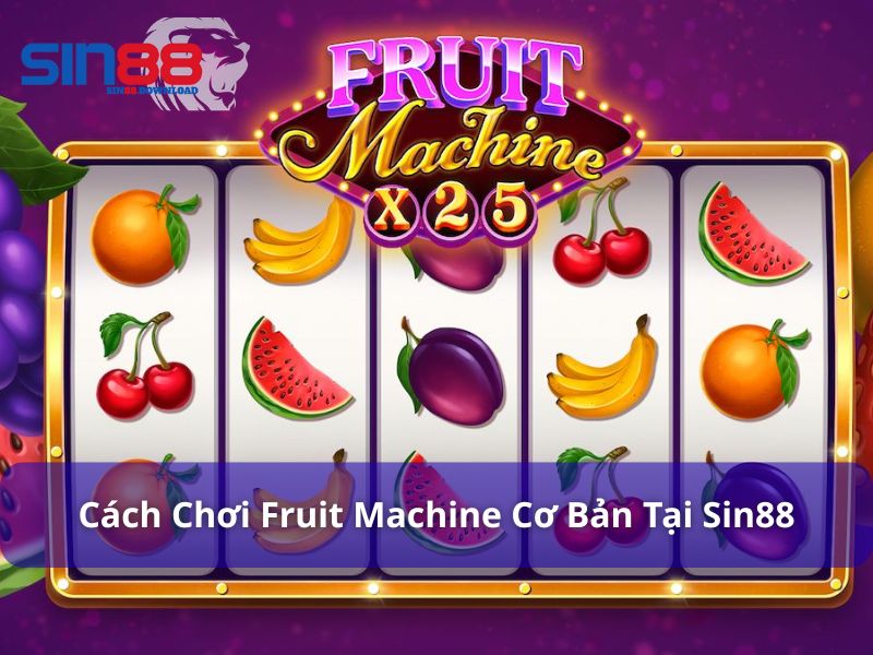 Cách chơi Fruit Machine cơ bản nhất