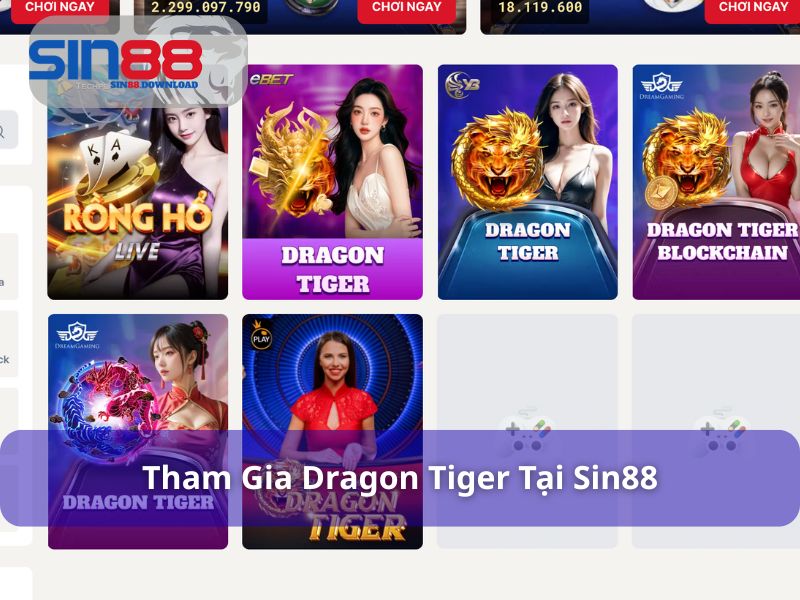 Dragon Tiger - Trận Chiến Rồng Hổ Đầy Kịch Tính Tại Sin88 9 Cách tham gia cược Rồng Hổ tại Sin88