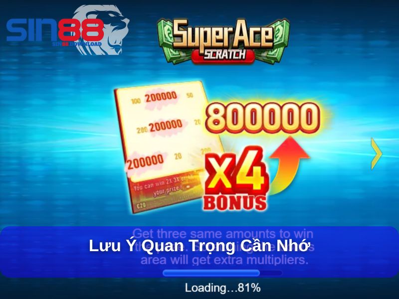 Lưu ý quan trọng cần nhớ