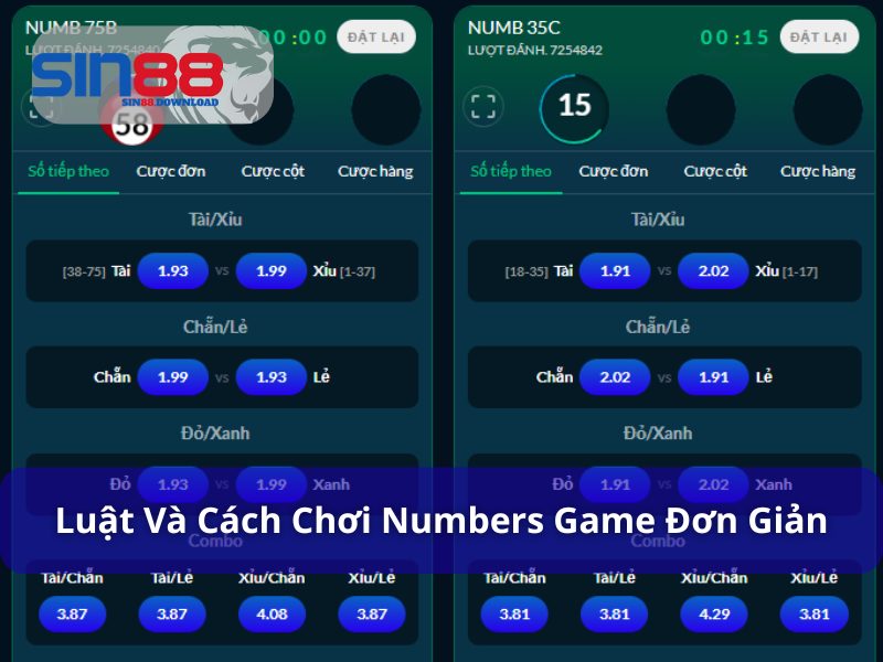 Numbers Game - Trò Chơi Đoán Số Dễ Dàng, Rinh Tiền Mỏi Tay 6 Về luật chơi numbers game cho tân thủ